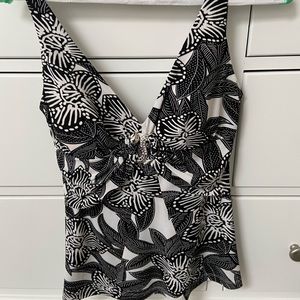 Cache nylon rhinestone snake decor